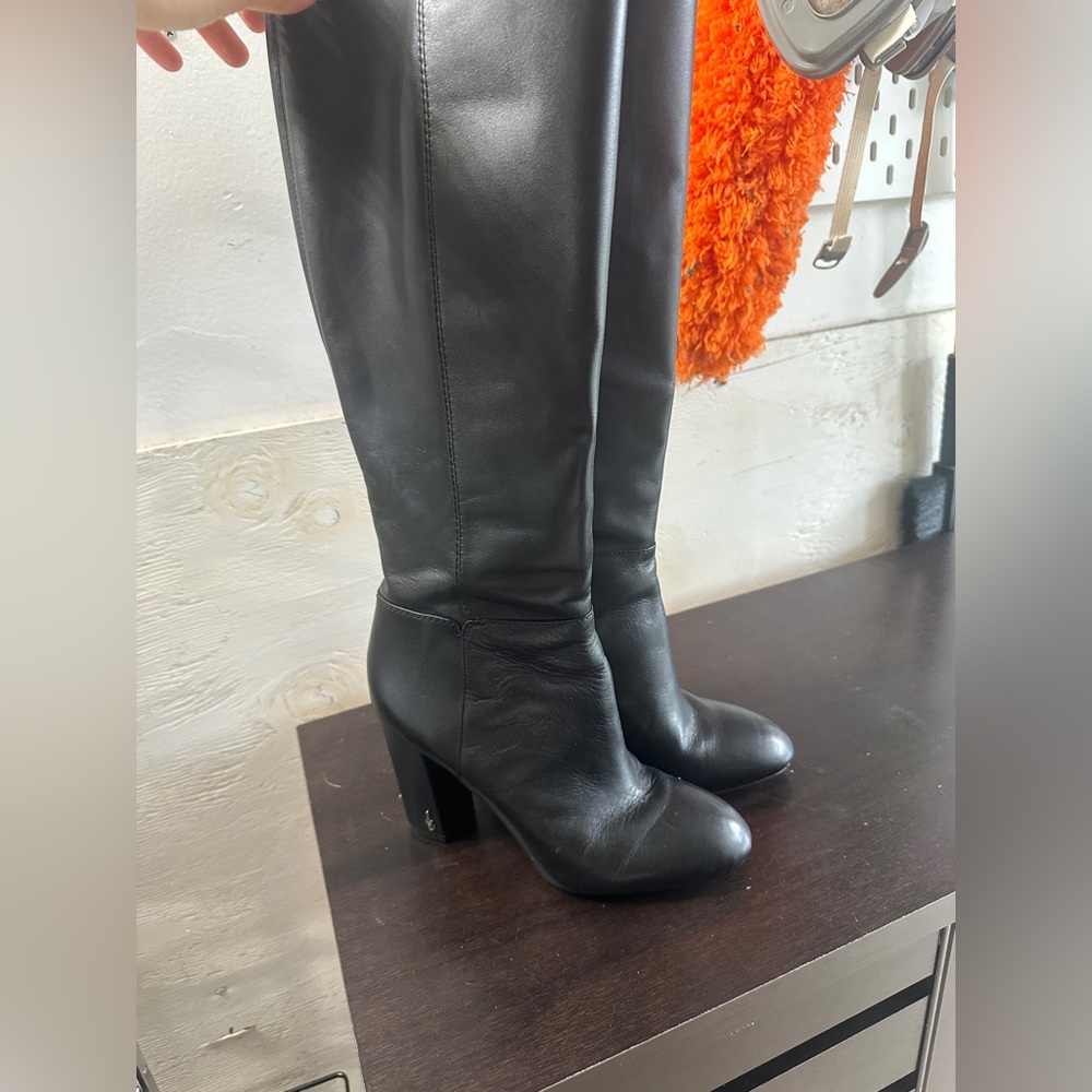 Sam Edelman Black Heeled Boots
